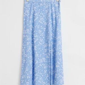 & Other Stories Blue Floral Maxi Skirt